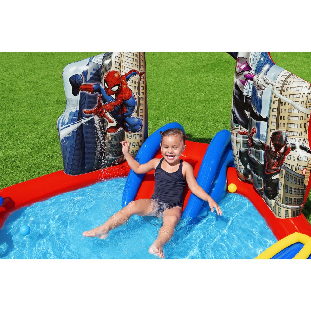 Spiderman Inflatable Play Center 2.11 m x 2.06 m x 1.27 m