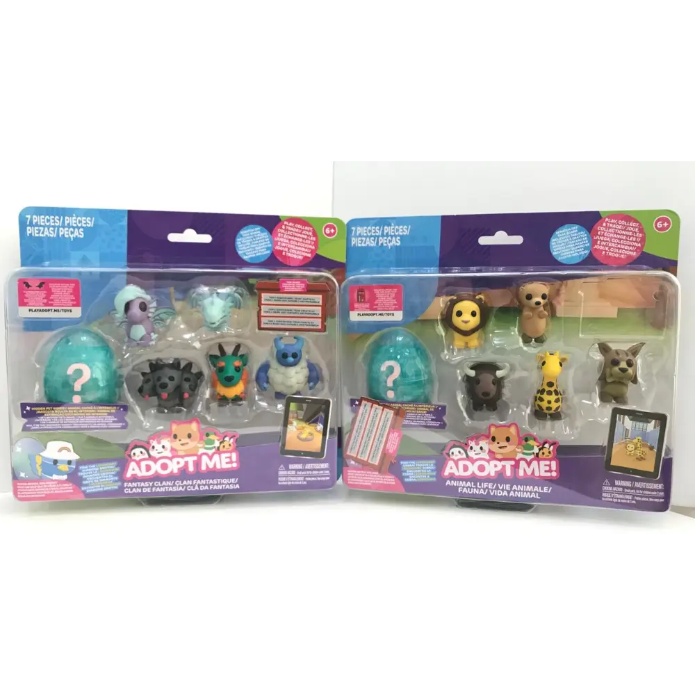 Adoptme Pets Figure Multi 6pack 2Inch 2Asst