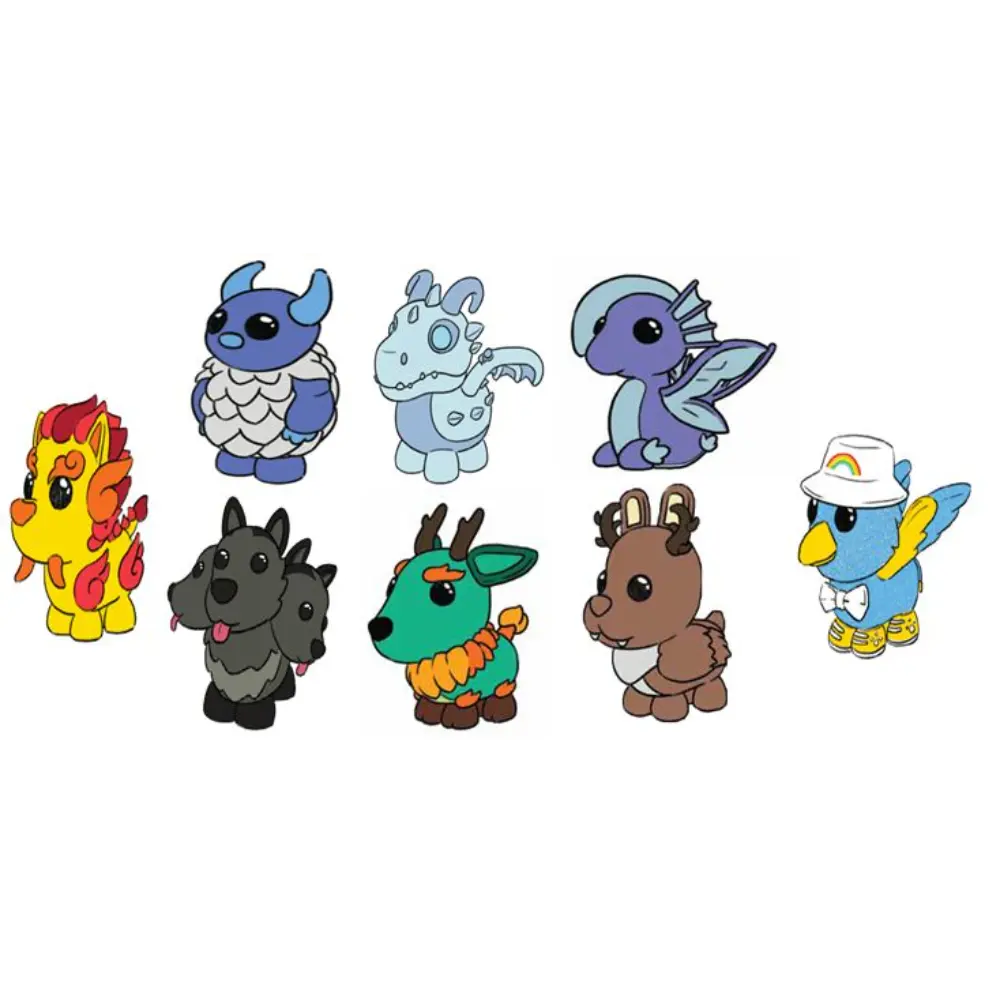 Adoptme Pets Figure Multi 6pack 2Inch 2Asst