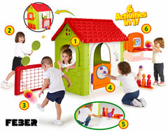 Feber Multi-Activity Playhouse 6-in-1 C20