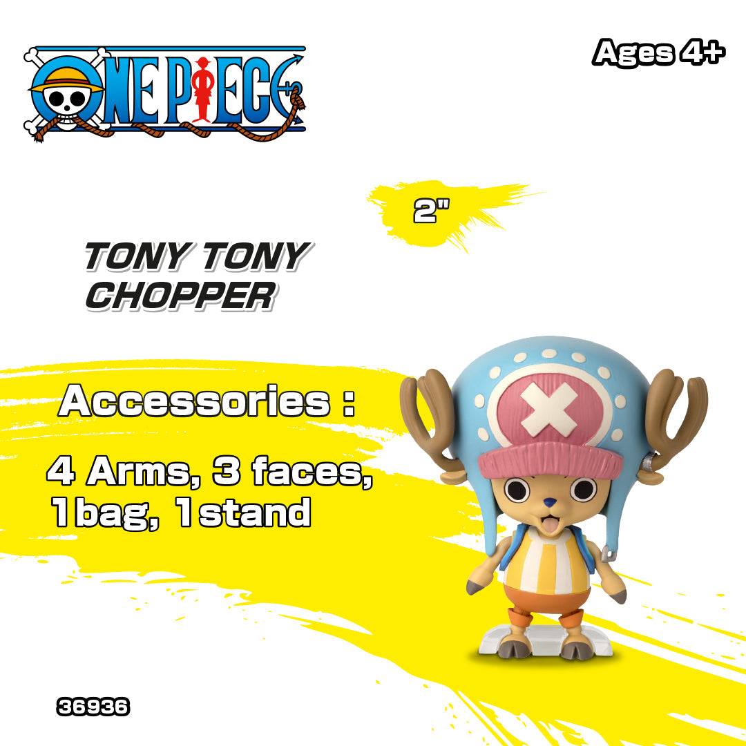 One Piece Tony Tony Chopper 4-Inches Anime Figures