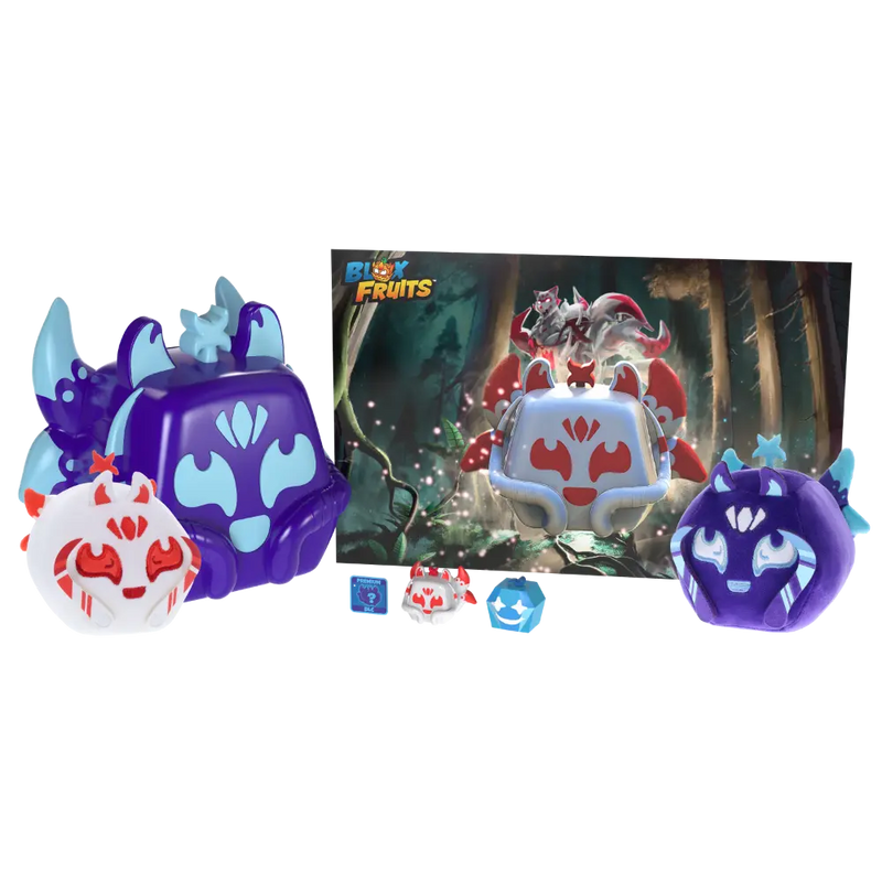 Blox Fruits Kitsune Collector Bundle Plush Toys