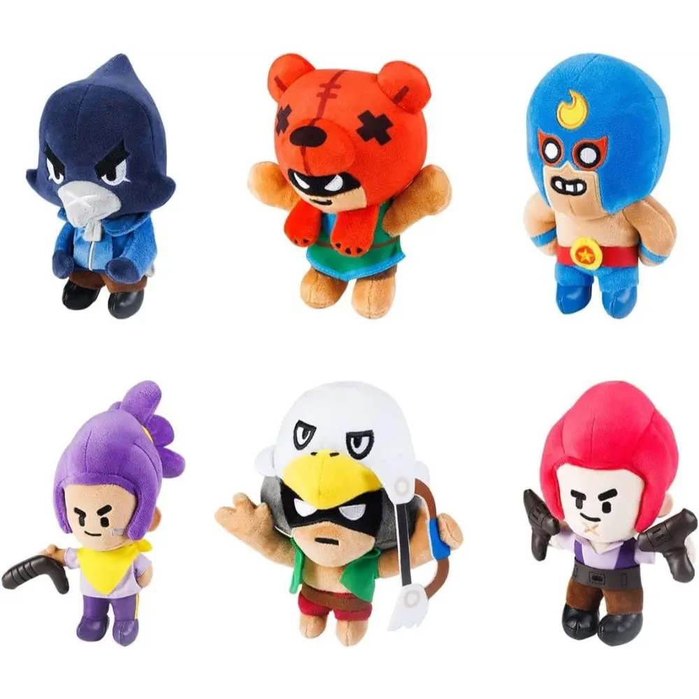 Brawl Stars Plush 6 Inch Assortment 1-piece
