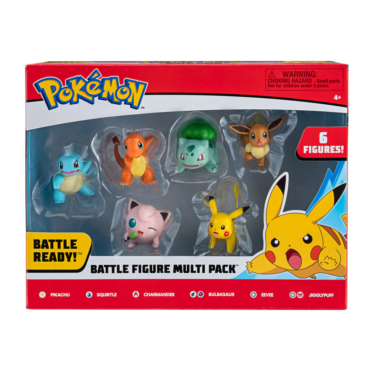 Pokemon Battle Action Figure Multi ٦ Pack تشكيلة
