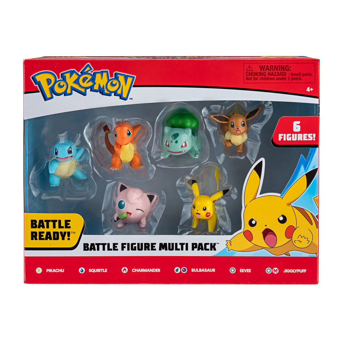 Pokemon Battle Action Figure Multi ٦ Pack تشكيلة