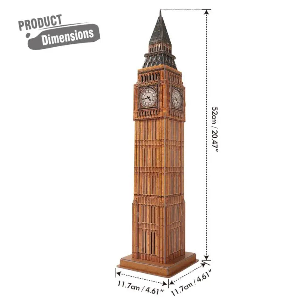 3D PUZZLE BIG BEN LONDON 44-PIECE
