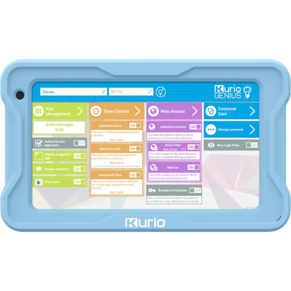 Kurio Tablet 7 Inch Blue Battery Operated