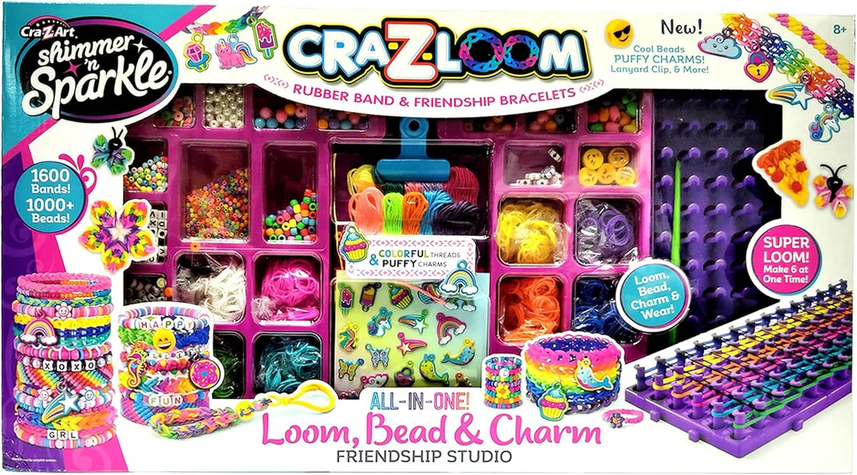 Cra-Z-Loom All-in-1 Bead & Charm Bracelet-Making Studio