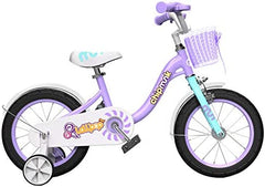 Chipmunk 14 Inch Kids Bicycle - Purple