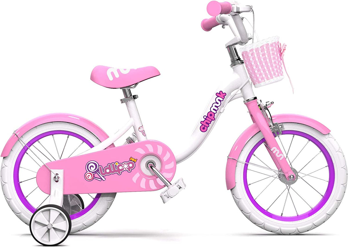 Chipmunk  18 Inch MM Kids Bicycle - White