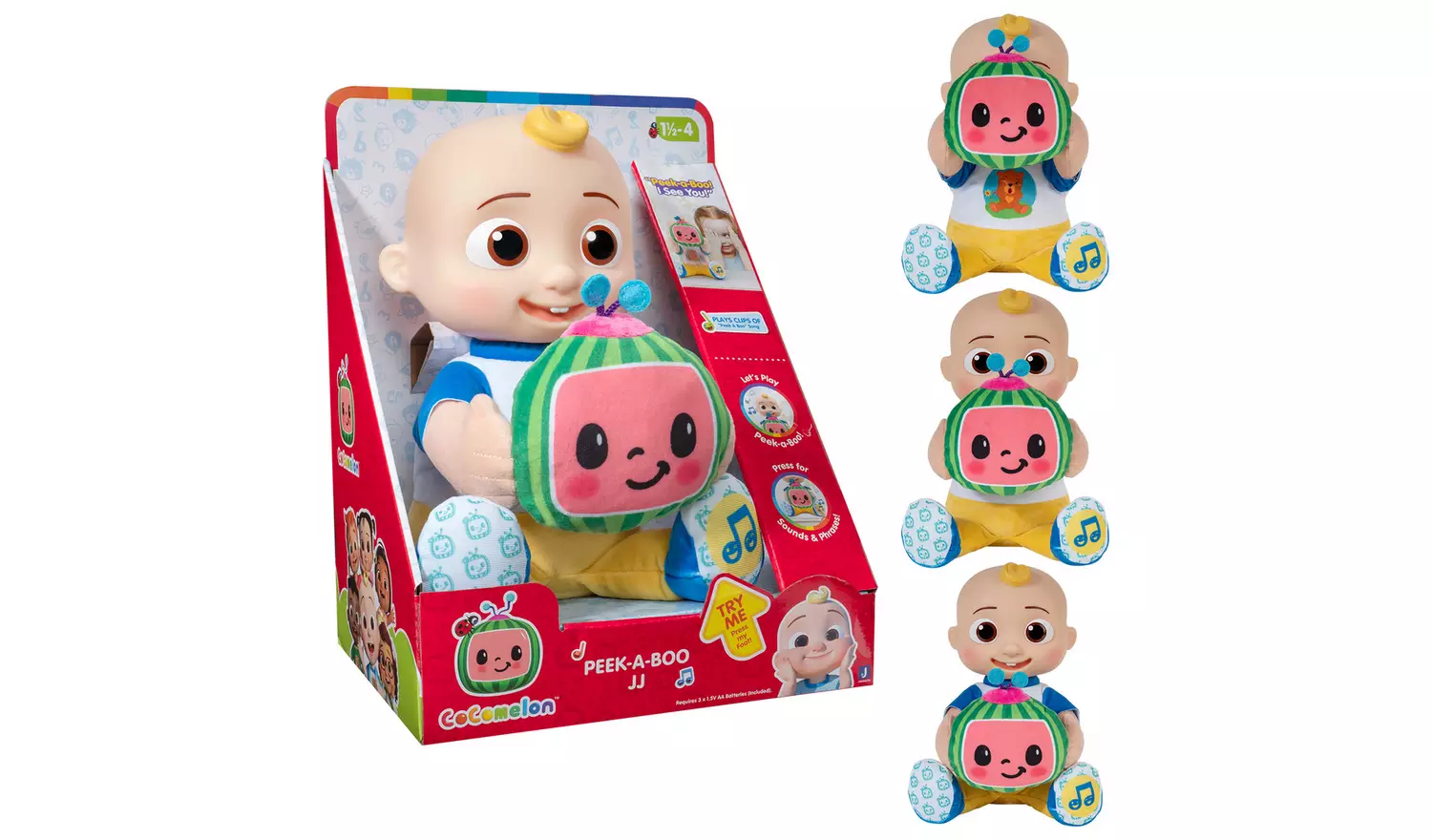 Cocomelon Doll Peek-A-Boo Jj