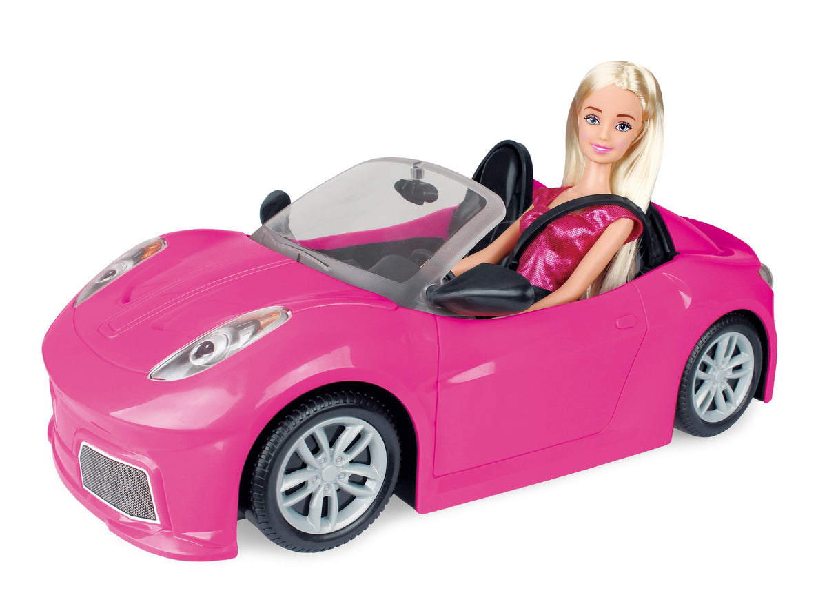 Power Joy Leila Dream Car 35cm with Doll Stylish Fashion Doll & Toy Car Playset