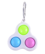 Power Joy Fidget Toy Dimple 3 Pop Keychain