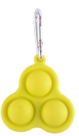 Power Joy Fidget Toy Dimple 3 Pop Keychain