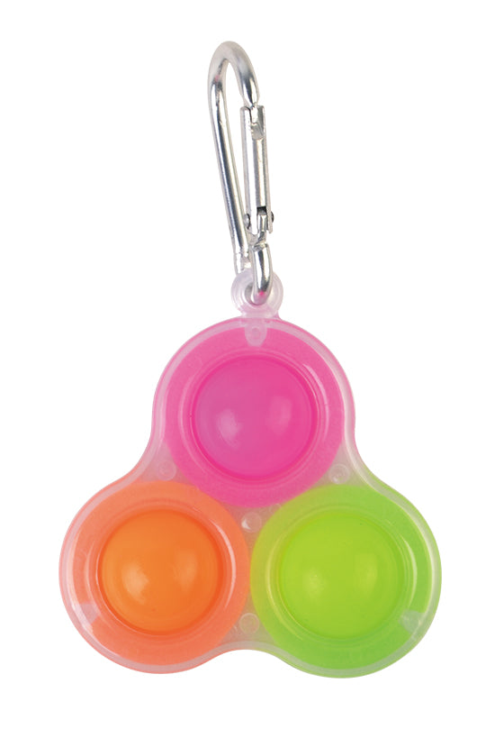 Power Joy Fidget Toy Dimple 3 Pop Keychain