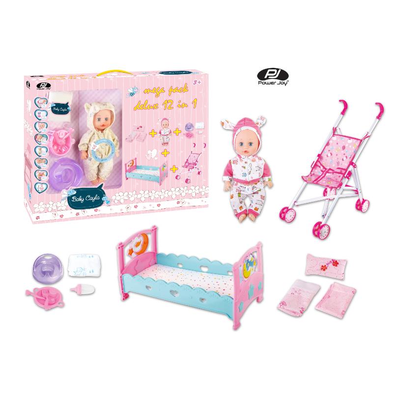 Power Joy Baby Cayla Megapack Deluxe ٢-In-١ يعمل بالبطارية