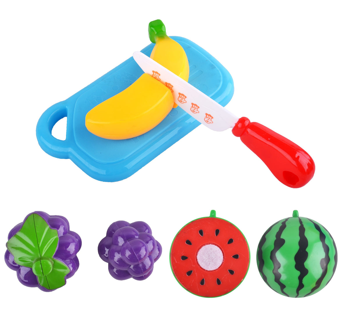Kidzpro Fruit & Vegetable Play Set  Assorted Pretend Play Food Toys for Kids