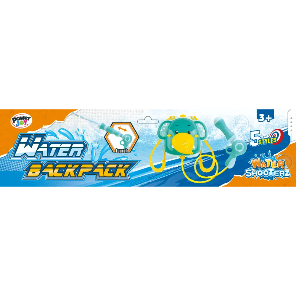 Power Joy Water Gun Back Pack Assortment 1-piece