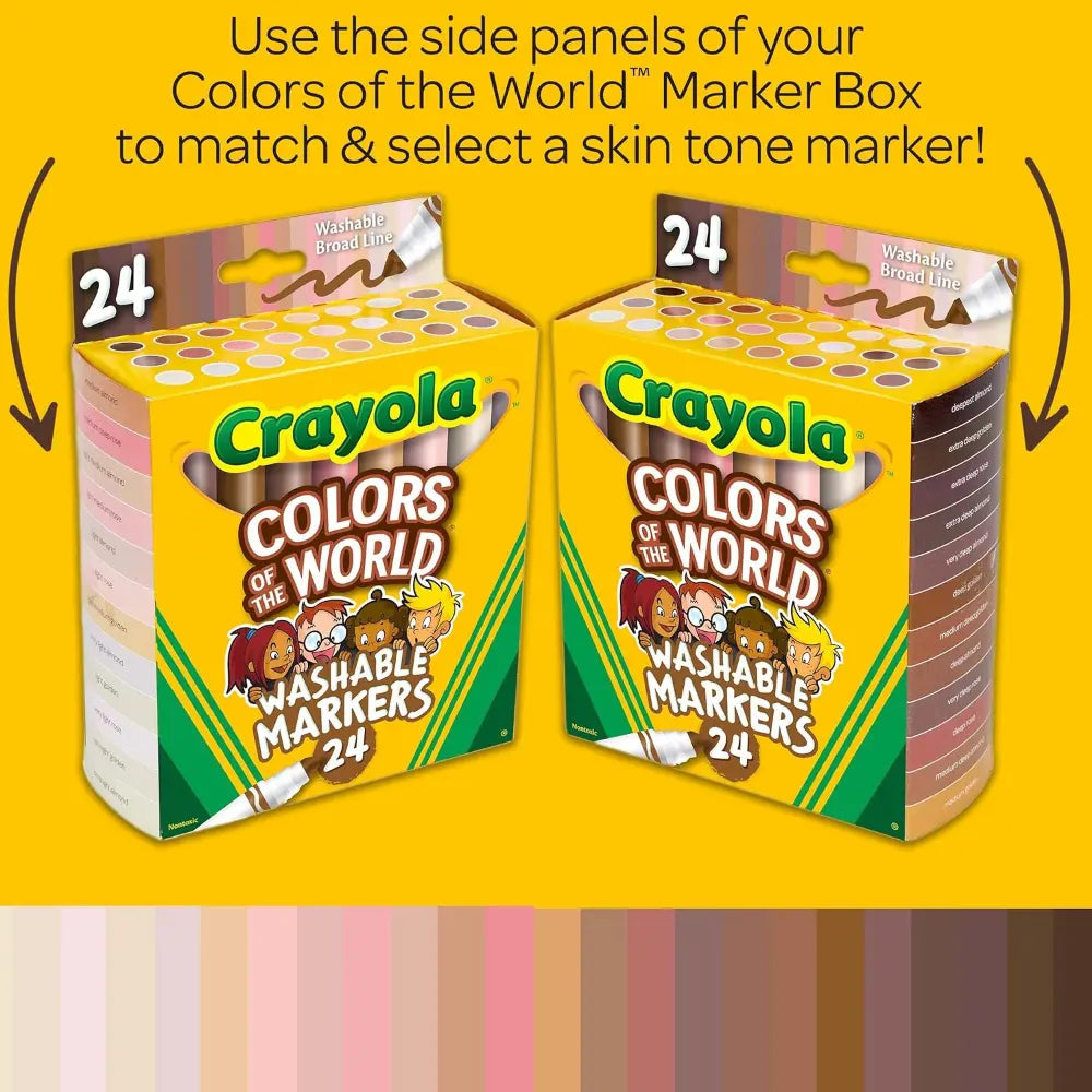 Crayola 24 Ct Cotw Bl Markers