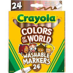Crayola 24 Ct Cotw Bl Markers