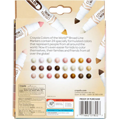 Crayola 24 Ct Cotw Bl Markers