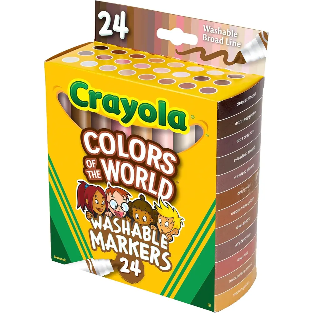 Crayola 24 Ct Cotw Bl Markers