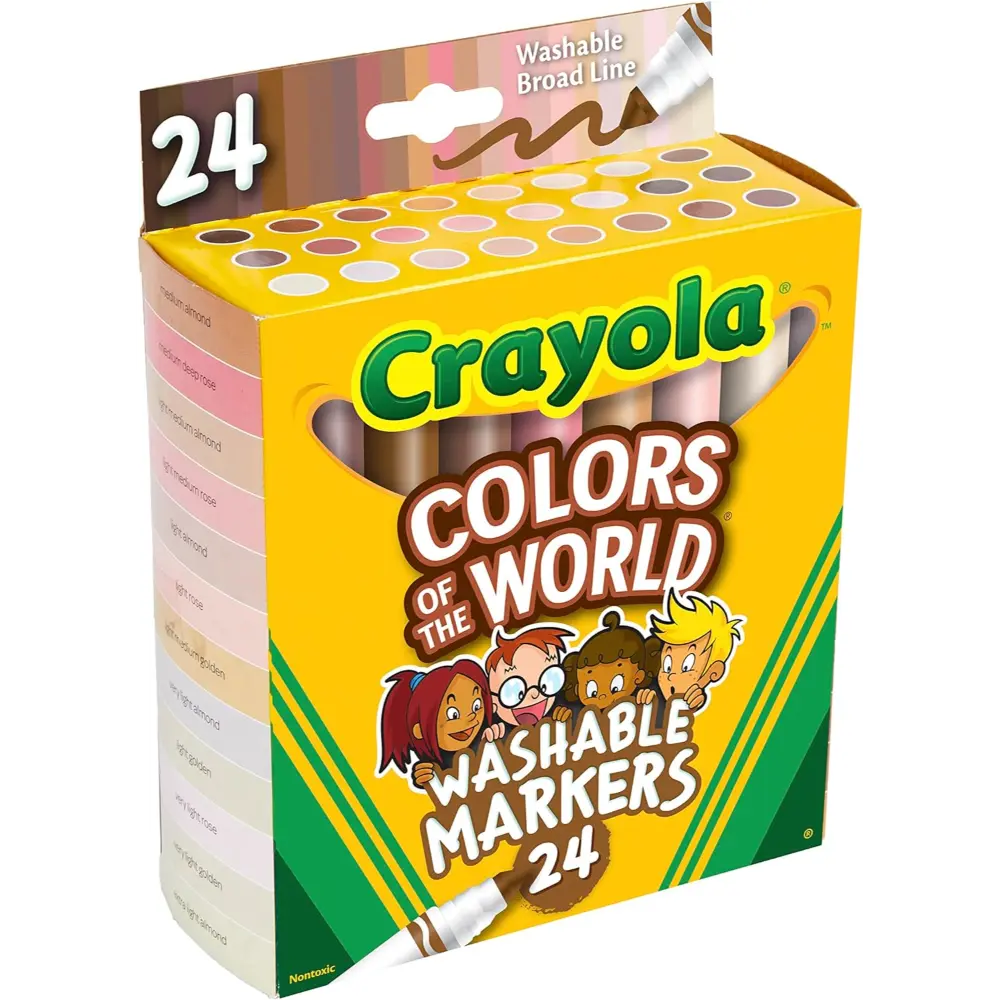 Crayola 24 Ct Cotw Bl Markers