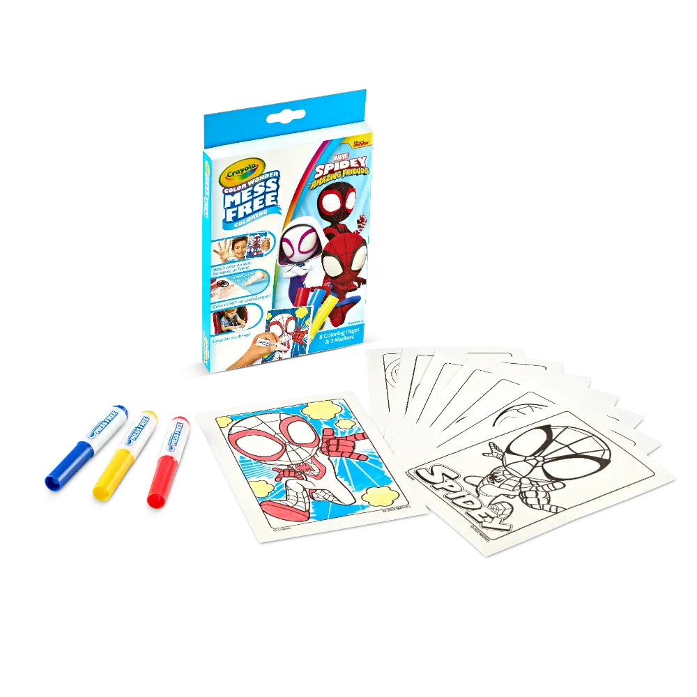 Crayola Color Wonder Minibox Set Spidey