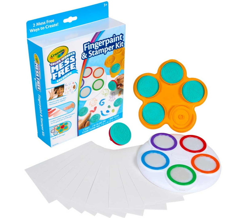 Crayola Wonder Fingerpaint Stamper مجموعة