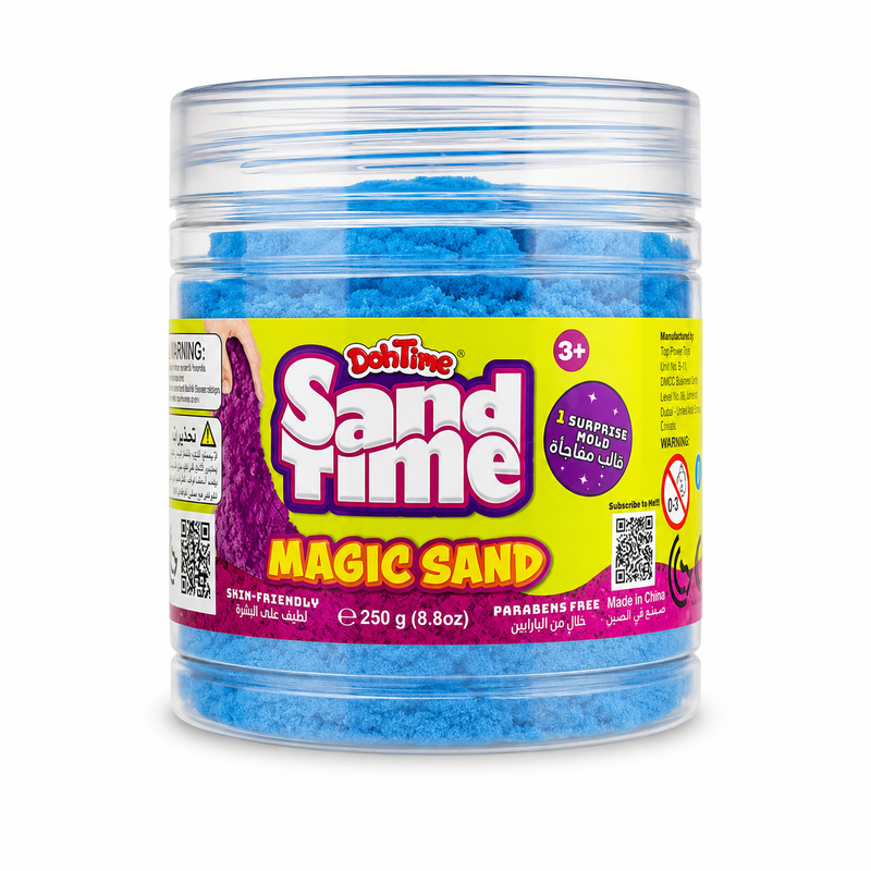 Dohtime Sandtime Magic Sand ٢٥٠g مع Surprise Mould - متنوع Colours