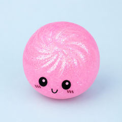 Mystery Glitter Dumpling Squishy Squeezy Bun Figure 8.5 cm Assorted Colors