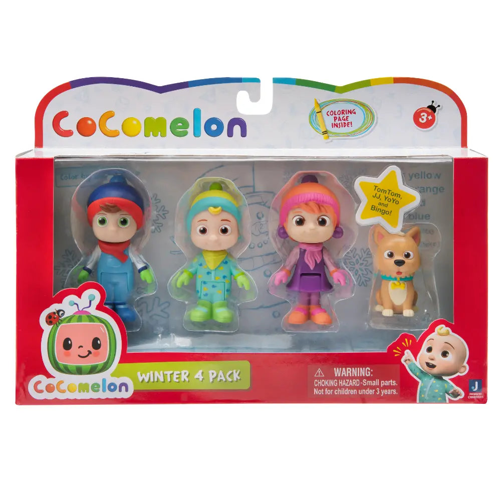 CoComelon Family 4-Figure Themed Set