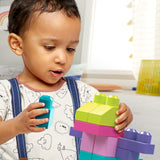 Mega Blocks 80-pieces Pink Building Blocks Set Creative Play for Toddlers