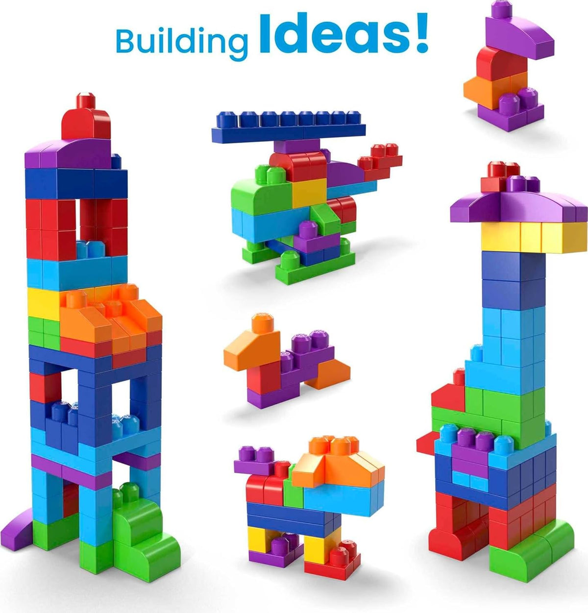 Megablocks First Builders Big Building Bag - ٨٠ قطعة