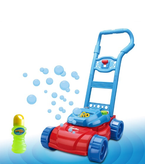 Power Joy Battery-Operated Bubble Mower for Kids Outdoor Play