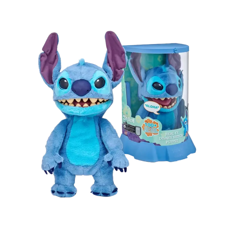 Disney Stitch Real FX Animatronic Puppet ١٨ بوصة