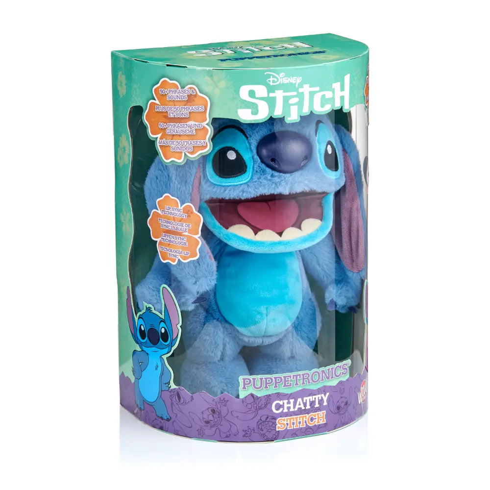 Disney Stitch Realfx Chatty Puppetronic