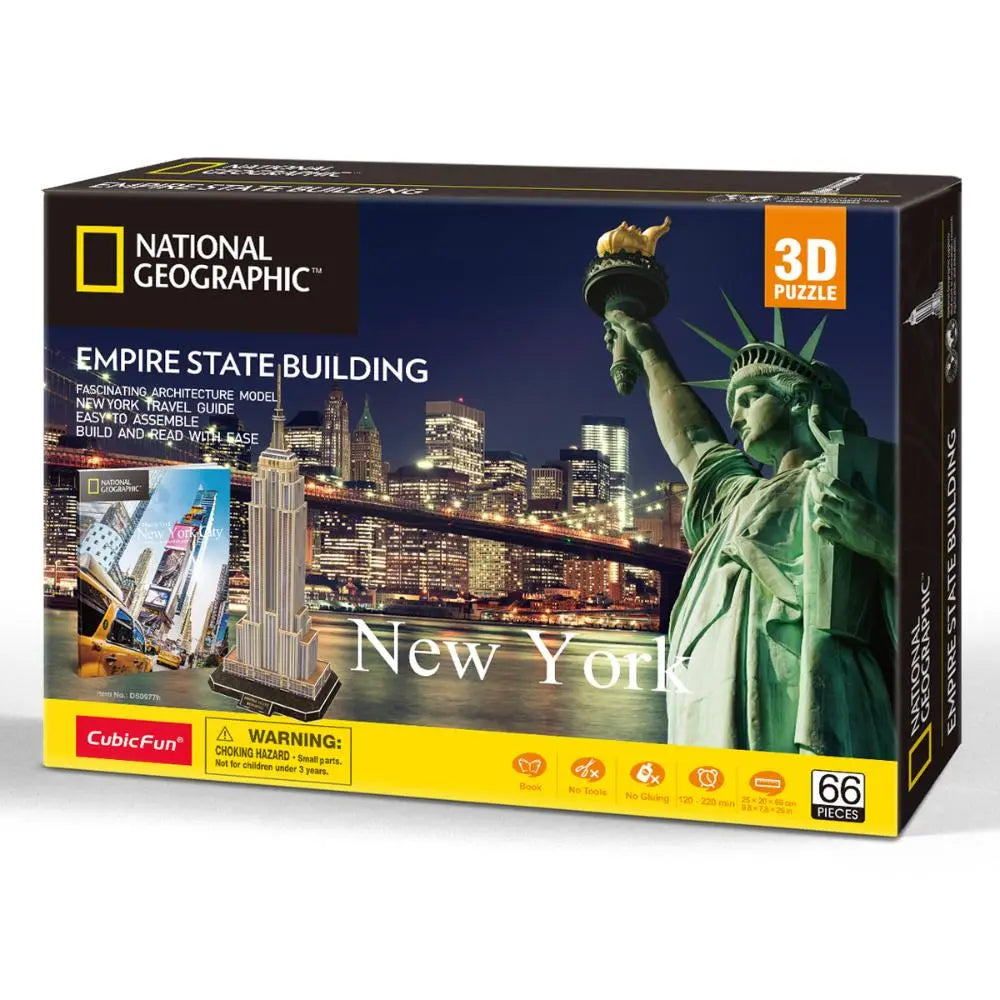 National Geo 3D Puzzle Empire State Building 66-Piece
