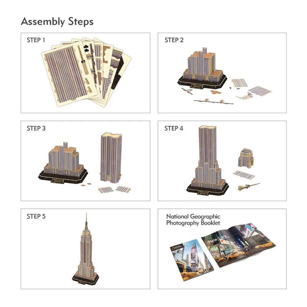 National Geo 3D Puzzle Empire State Building 66-Piece