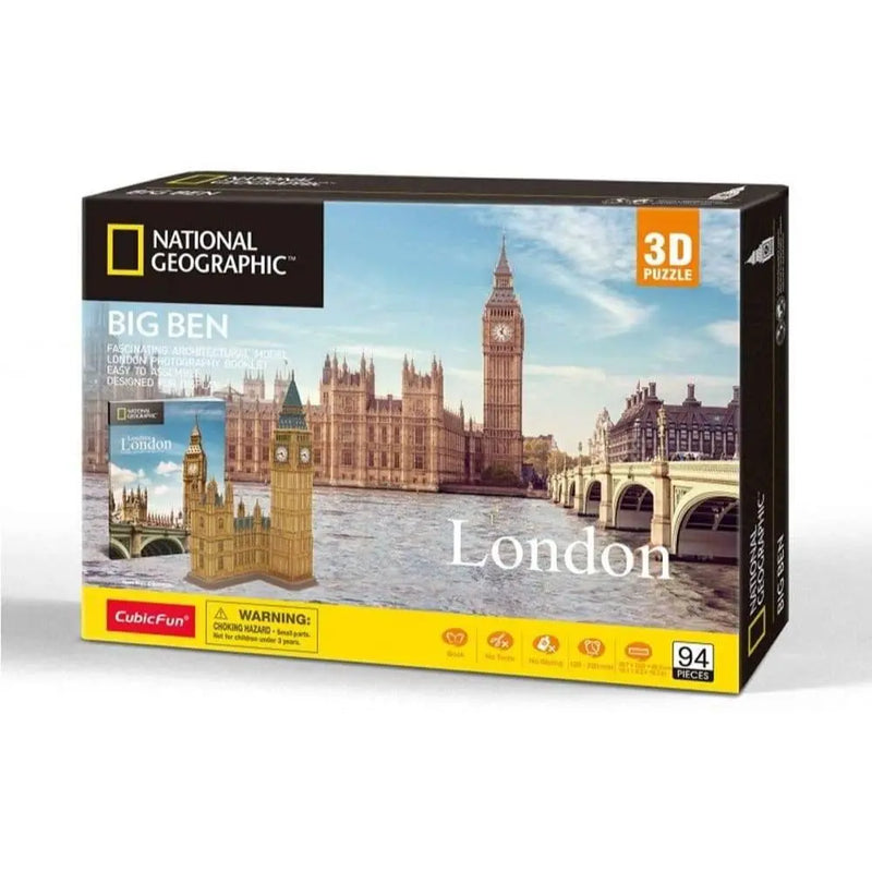 National Geo 3D Puzzle Big Ben London 2 94-pieces