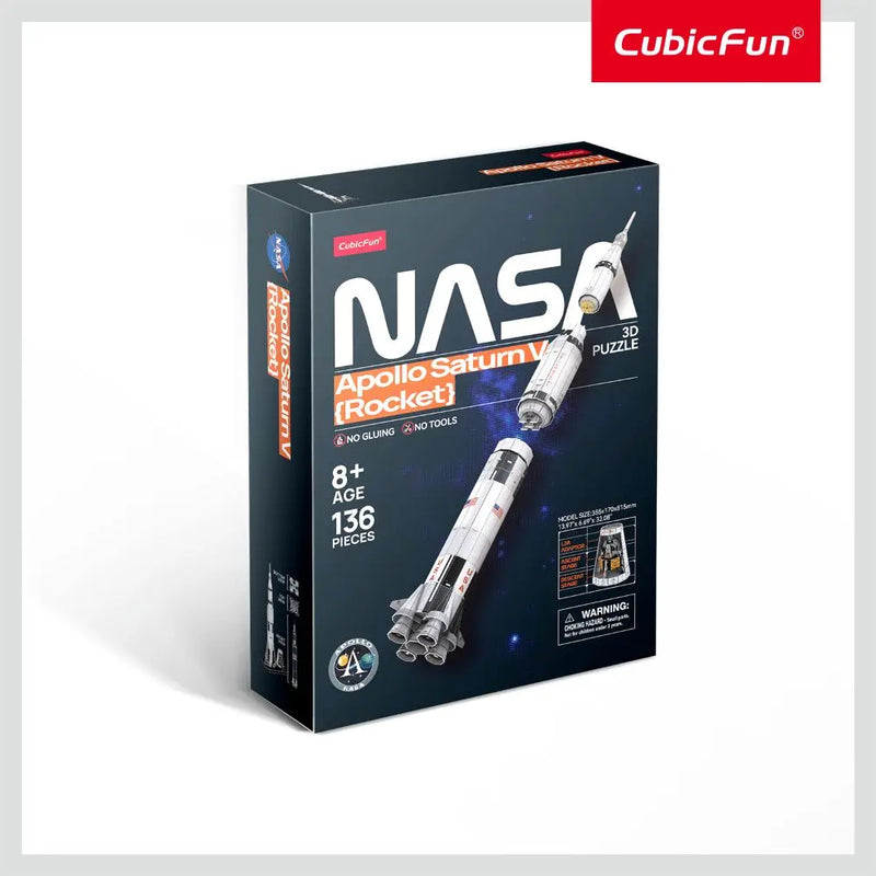 3D Puzzle Nasa Apollo Saturn V 136Pcs