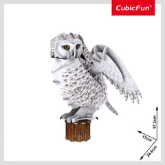 National Geographic 3D Puzzle Snowy Owl 62-pieces