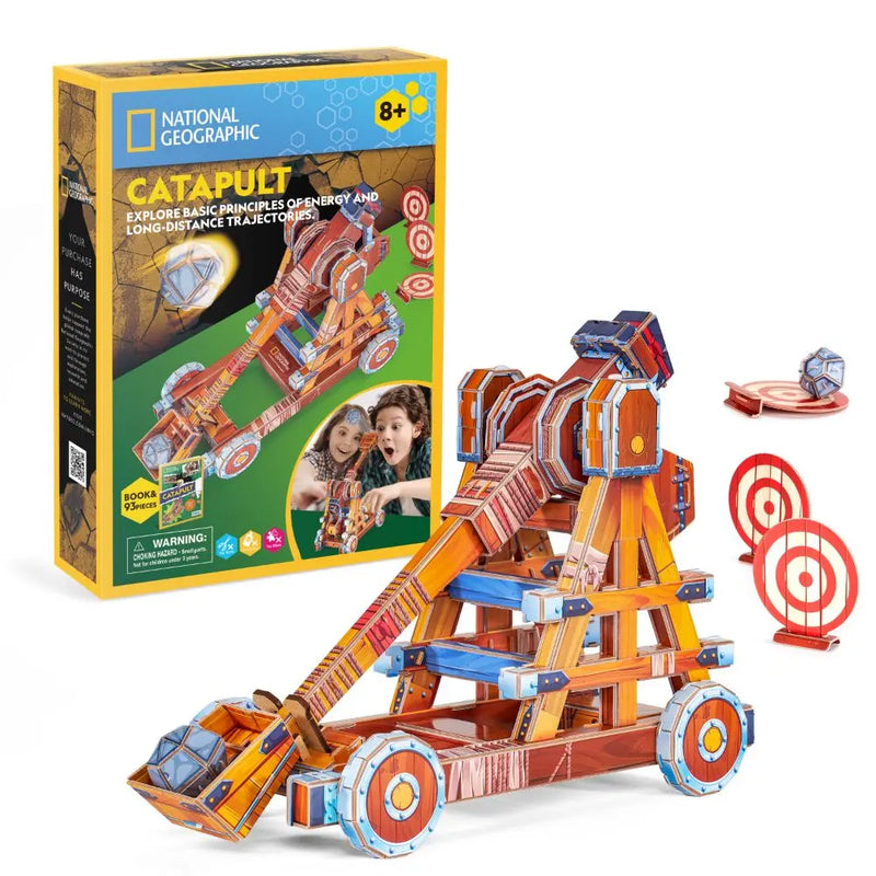 National Geographic 3D Puzzle Catapult 84-pieces