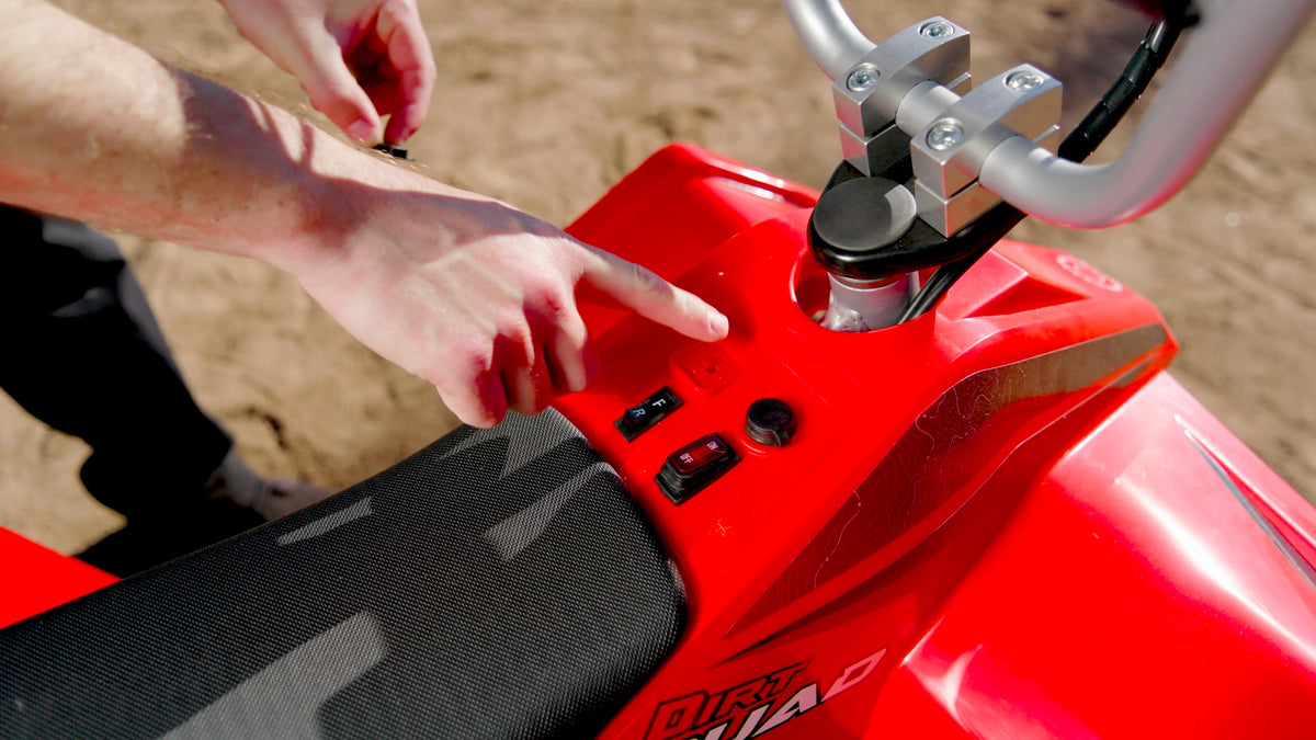 Razor Dirt Quad Red Electric 4-Wheeler 13Km/Hr