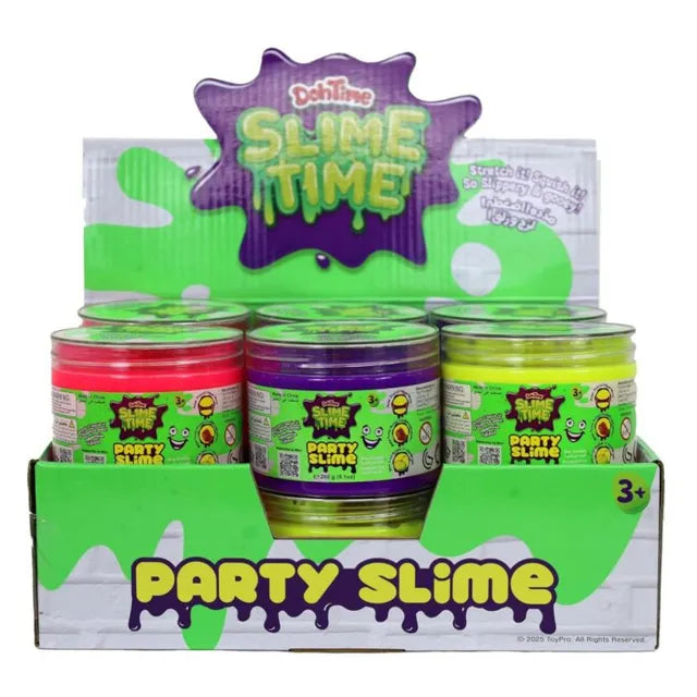Dohtime Party Slime 12-piecesAssortment 260g