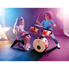 Hape Cool Beats Drum Set Musical Instrument Playset for Kids
