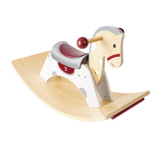 Hape 2-in-1 Rocking Horse Wooden Ride-On and Rocker Toy for Kids