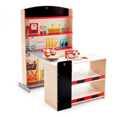 Hape Pop-Up Shop Wooden Roleplay Market Stand for Kids