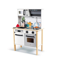 Hape Modern Smart Kitchen Light & Sound Interactive Playset for Kids