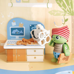Hape Ocean Rescue Playset Wooden Sea Rescue Toy for Kids